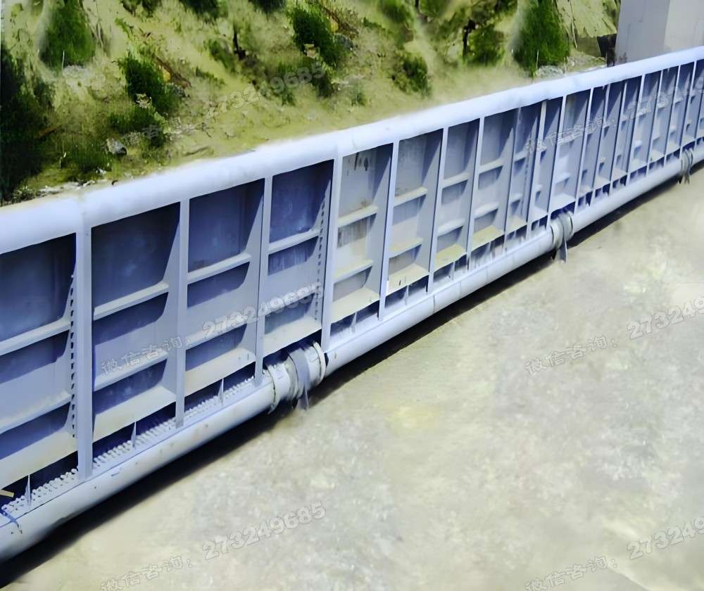 鲤城河道底轴钢坝
