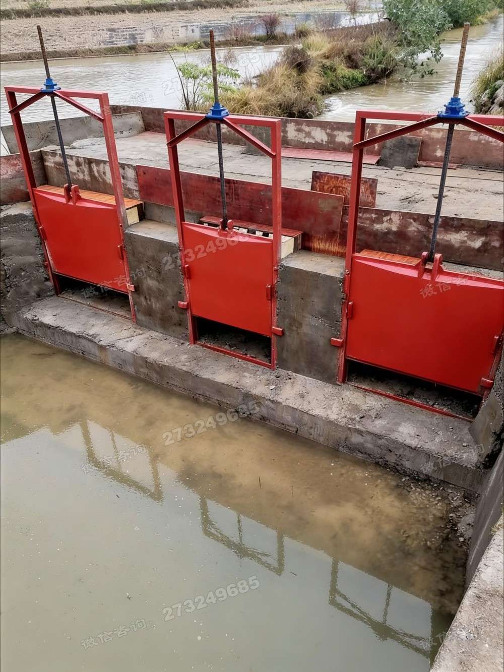 临西河道控水铸铁闸门