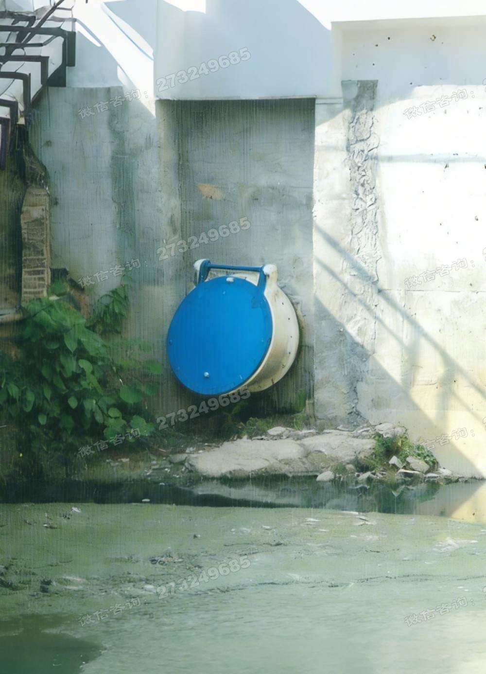 河道铸铁拍门
