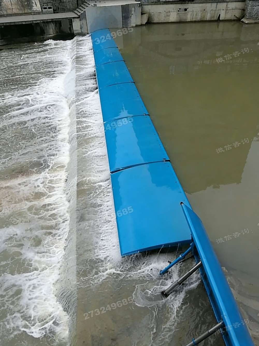 信州泄洪式液压钢坝