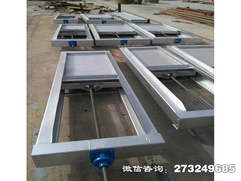 秦淮污水处理不锈钢闸门