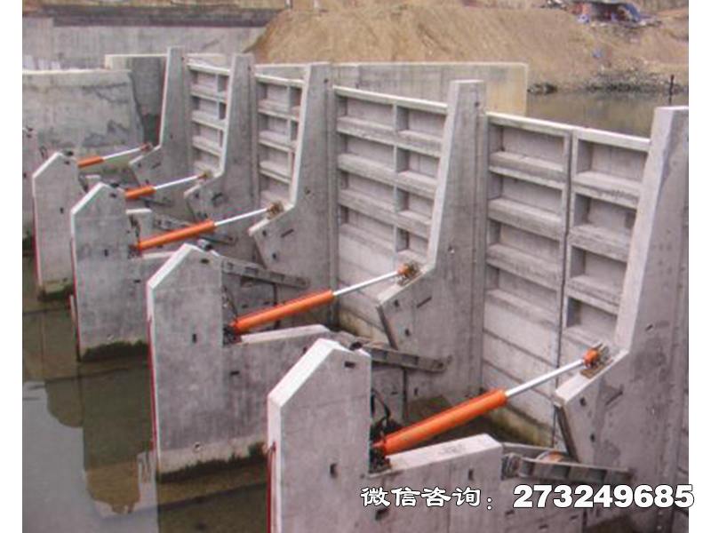 秦淮水库水电站液压闸门