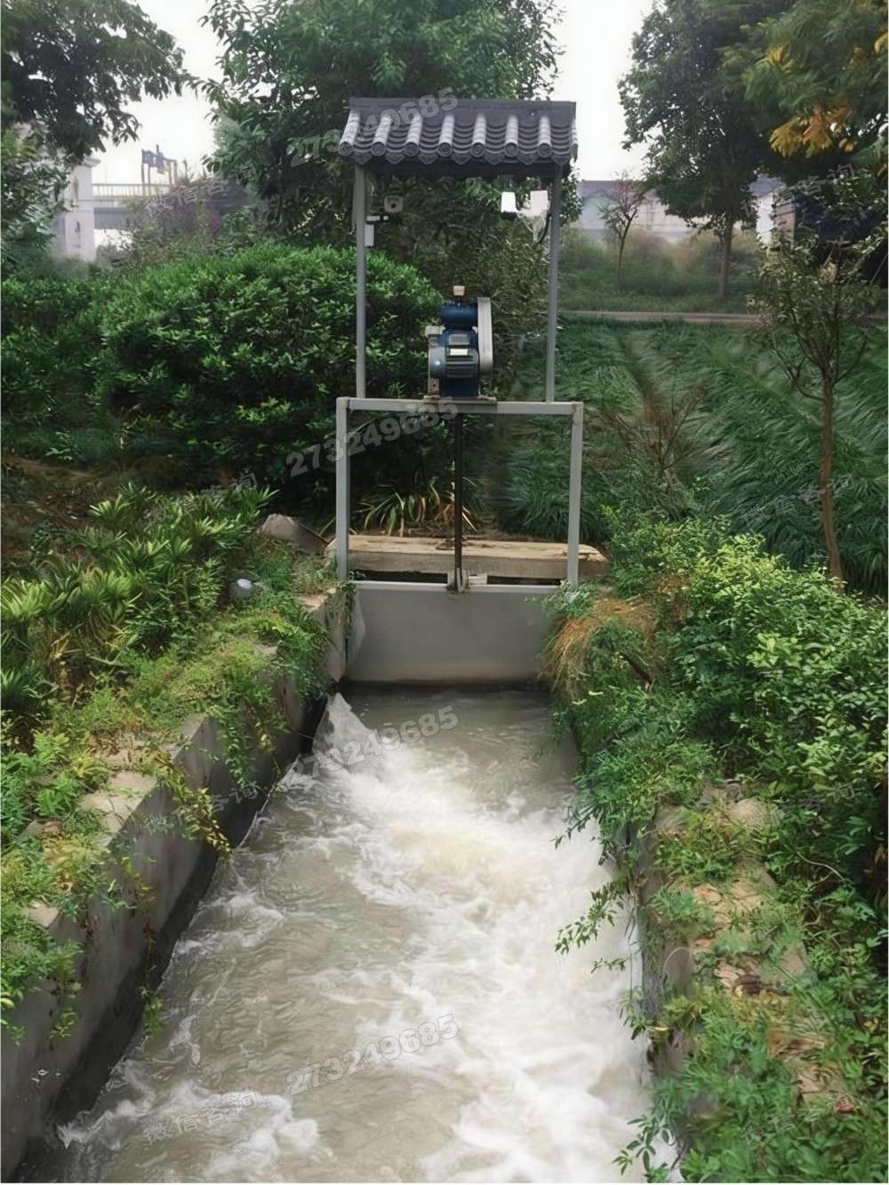 临漳带防雨棚电动闸门
