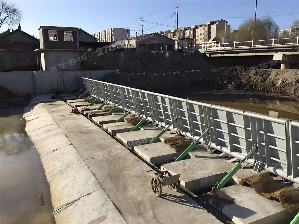 温州乡村河道液压钢坝