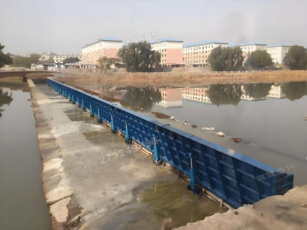 平湖景观瀑布液压钢坝